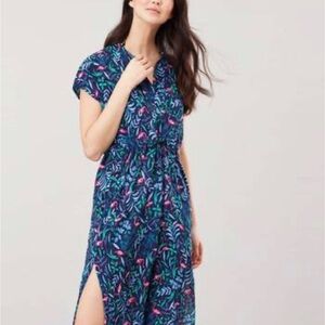 Joules Maylene cover-up/kaftan/dress S flamingo